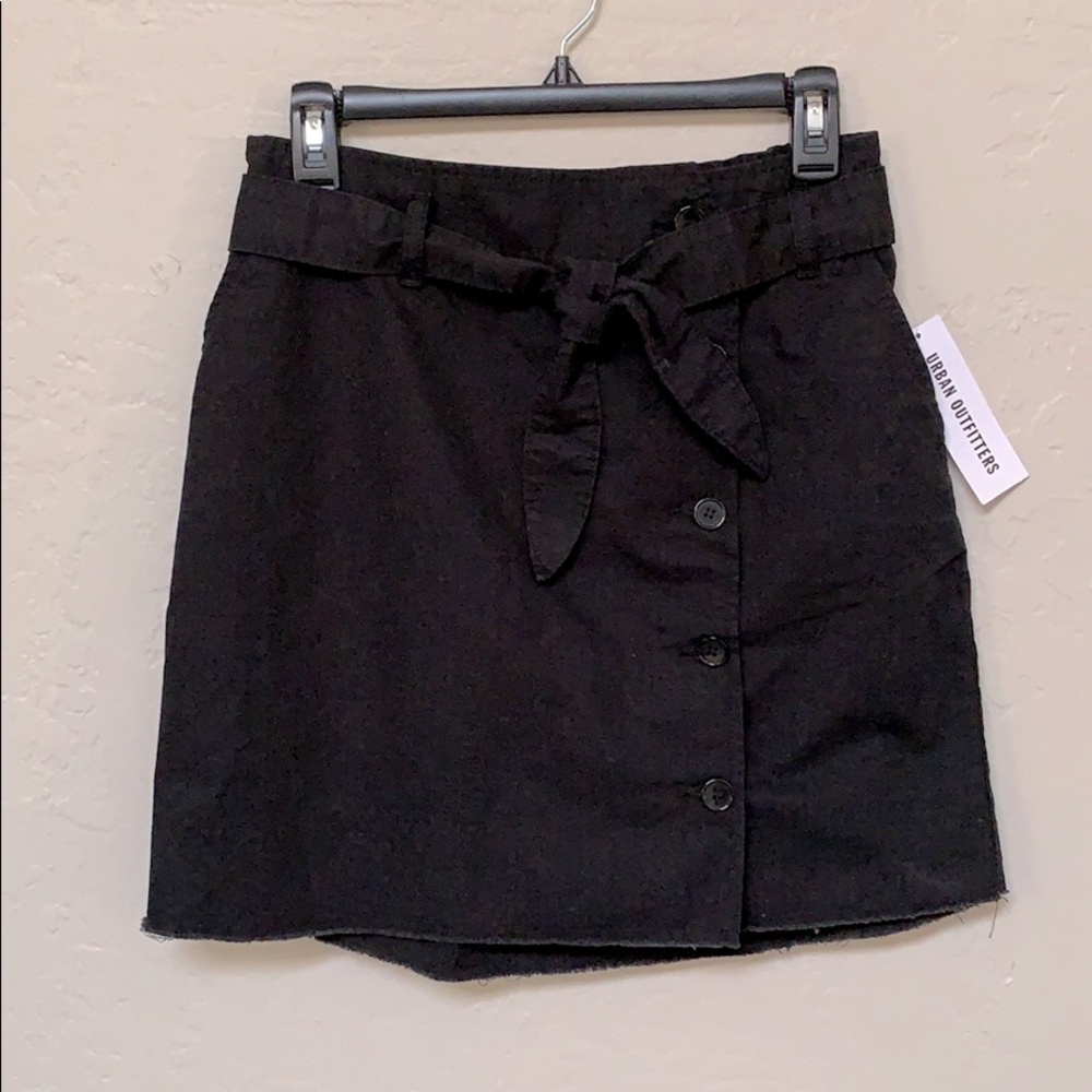 NWT BDG/UO belted side-button skirt